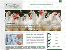 Tablet Screenshot of pharmavetmaroc.com